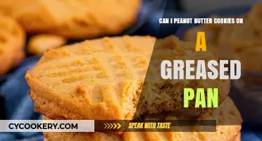 Greased Pan for Peanut Butter Cookies: Yay or Nay?