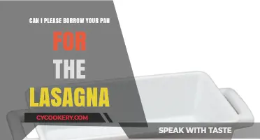 Lasagna Pan Lending: A Friendly Neighborhood Request
