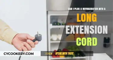 Can You Safely Plug a Refrigerator into a Long Extension Cord?