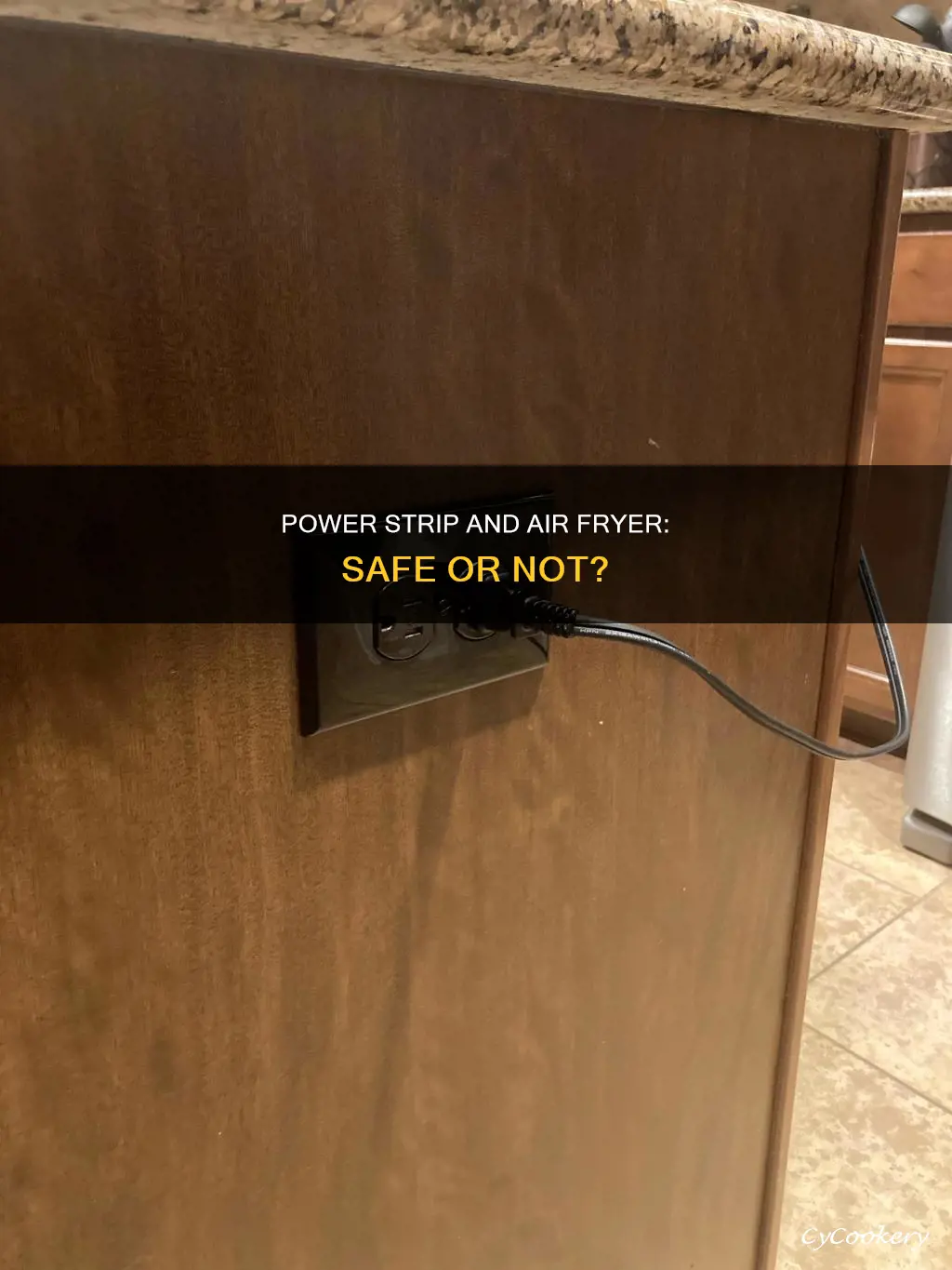 can i plug my air fryer into a power strip