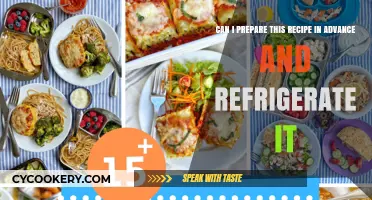 Make-Ahead Magic: Refrigerating Recipes for Stress-Free Meal Prep