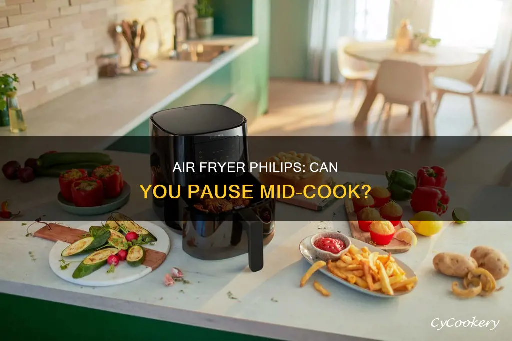 can i pull out air fryer philips to pause