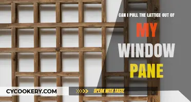 How to Remove Window Pane Lattice Safely