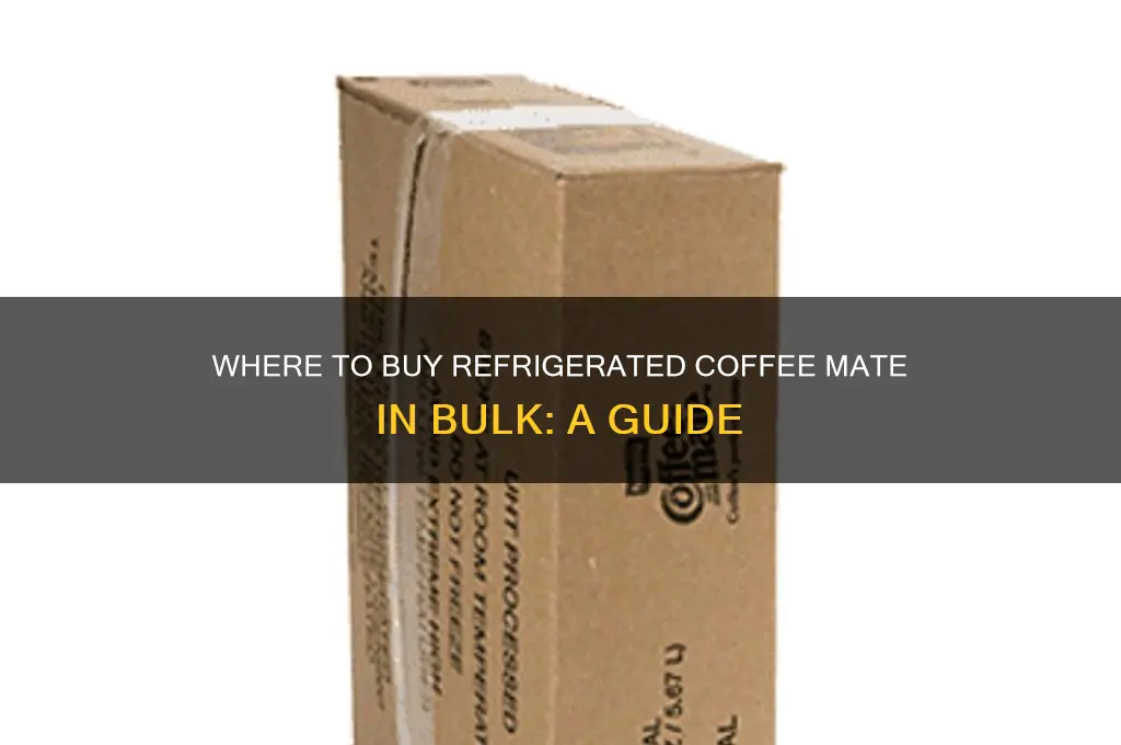 can i purchase cases of refrigerated coffee mate