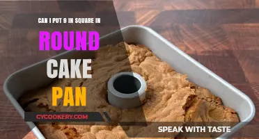 Baking a Square Cake in a Round Pan: Is it Possible?
