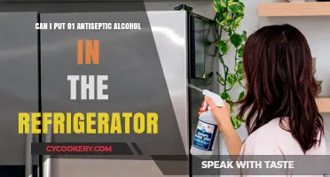 Storing 91% Antiseptic Alcohol: Is the Refrigerator Safe?