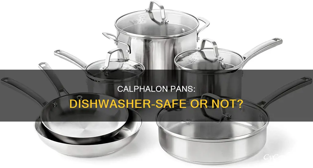 can I put a calphalon pan in the dishwasher
