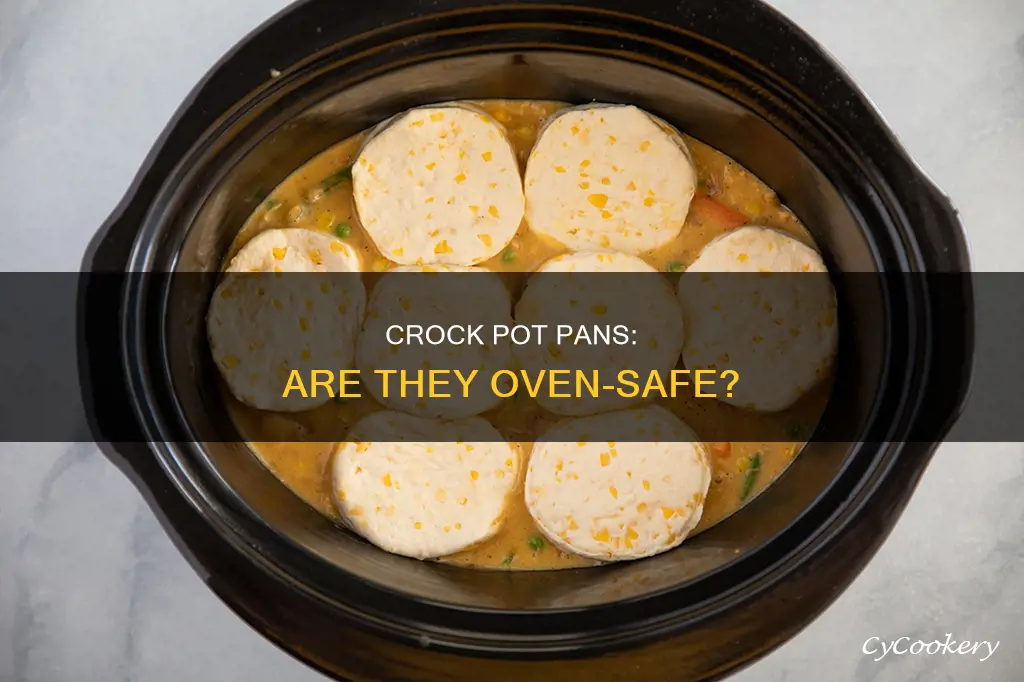 can I put a crock pot pan in the oven