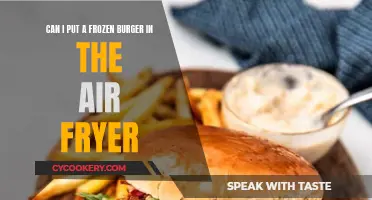 Air Fryer Frozen Burger: Is It Possible?