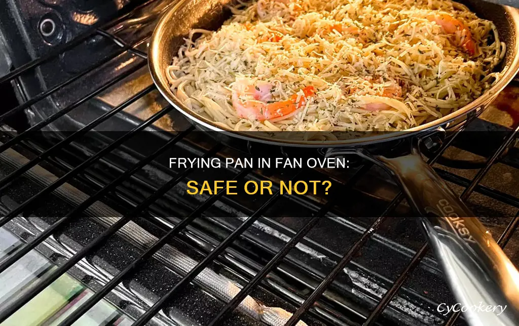 can I put a frying pan in a fan oven