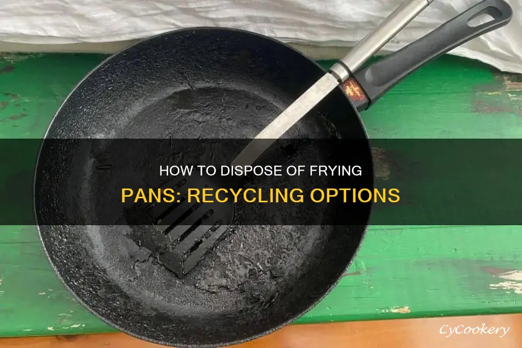 can I put a frying pan in the recycle bin