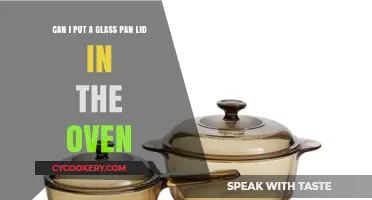 Glass Pan Lids: Safe for the Oven?