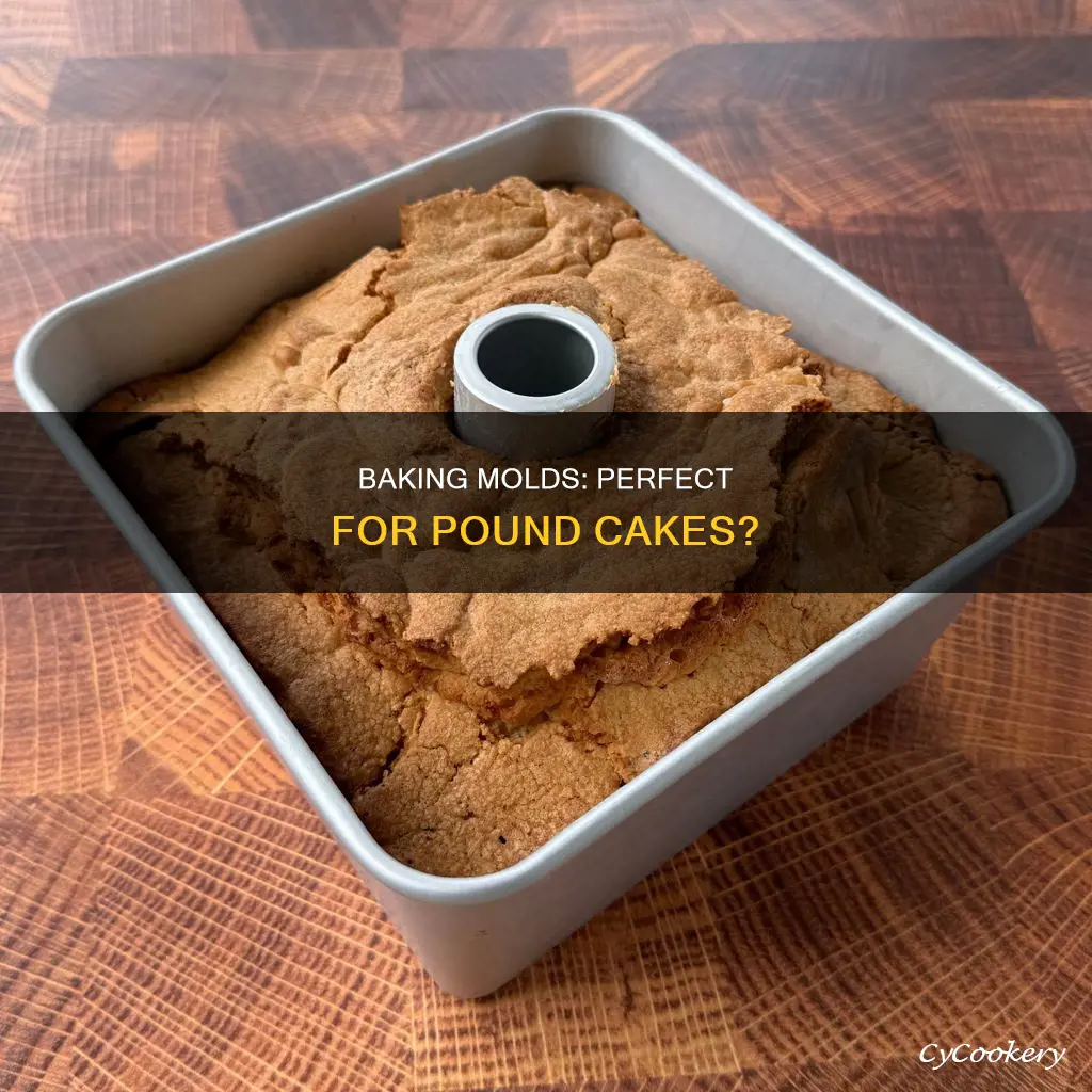 can I put a poundcake in a baking mold pan