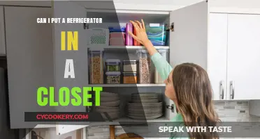 Can You Safely Install a Refrigerator in a Closet?
