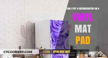 Refrigerator on Vinyl Mat Pad: Safe or Risky Choice?