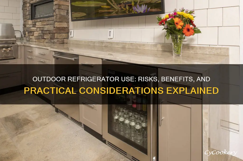 can i put a refrigerator outside