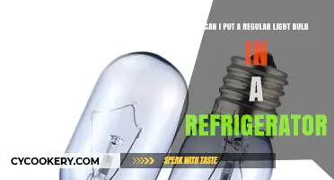 Regular Light Bulbs in Fridges: Safe or Risky Choice?