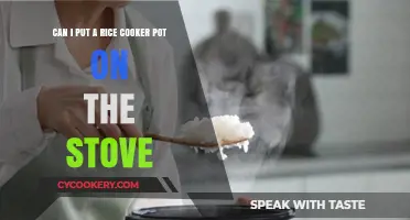 Rice Cooker Pot: Can You Use It on a Stove?
