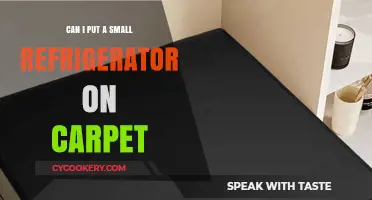 Can You Safely Place a Mini Fridge on Carpeted Floors?