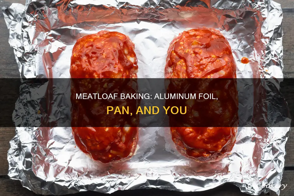 can I put aluminum foil in pan for meatloaf