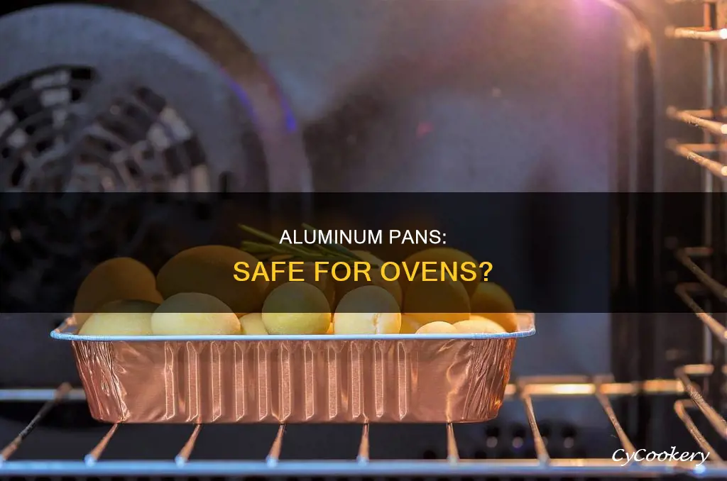 can I put aluminum pan in oven