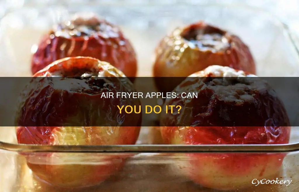 can i put apples in the air fryer