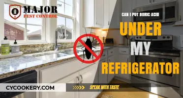 Boric Acid Under Refrigerator: Safe Pest Control or Risky Move?