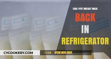 Can You Safely Refrigerate Breast Milk After Warming It Up?
