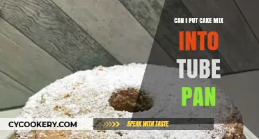 Tube Pan Cake Mix: Is It Possible?