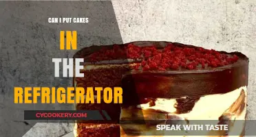 Refrigerating Cakes: Best Practices for Freshness and Storage Tips