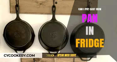Cast Iron Pans: Fridge Storage Safe?