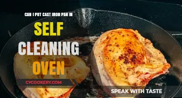 Cast Iron Pans and Self-Cleaning Ovens: A Bad Mix