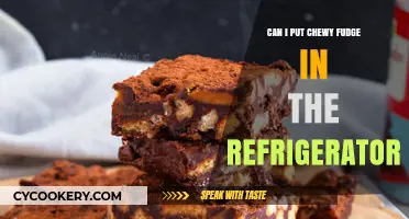 Refrigerating Chewy Fudge: Tips for Storage and Freshness