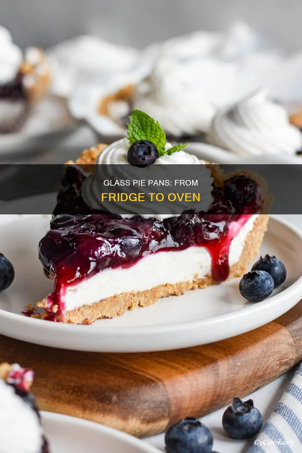 can I put cold pie pan in oven glass
