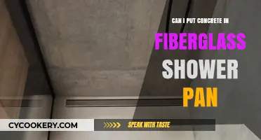 Concrete and Fiberglass: A Shower Pan Solution?