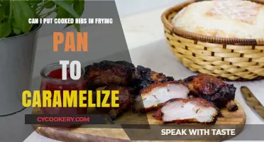 How to Caramelize Cooked Ribs in a Frying Pan