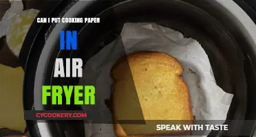 Mastering the Art of Air Frying: Cooking Paper Tips