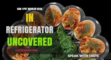 Storing Deviled Eggs: Uncovered Refrigeration Tips for Freshness