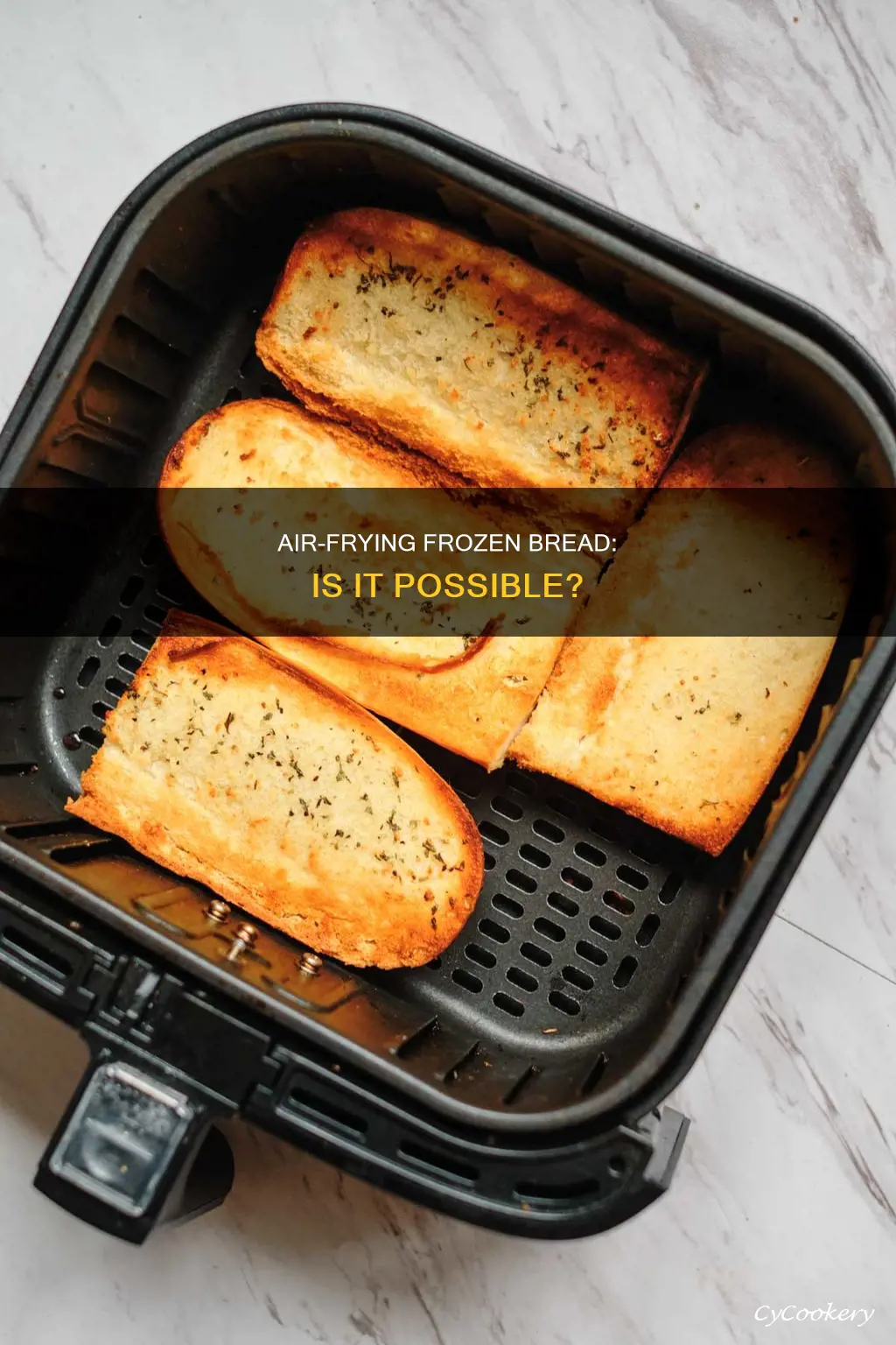 can i put frozen bread in air fryer