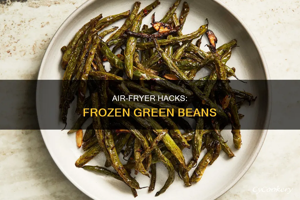 can i put frozen green beans in air fryer