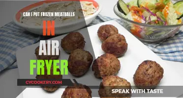 Air Fryer Frozen Meatballs: Quick, Easy, Delicious