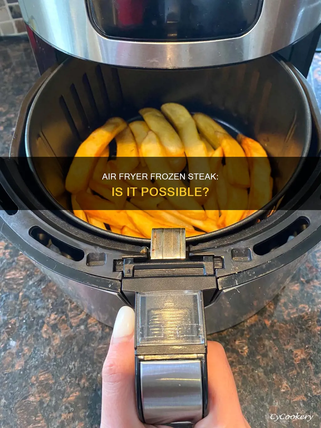 can i put frozen steak in air fryer