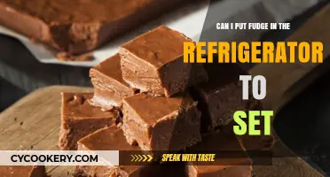 Refrigerating Fudge: The Ultimate Guide to Perfect Setting and Storage