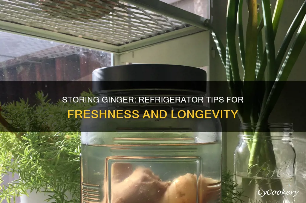 can i put ginger in refrigerator