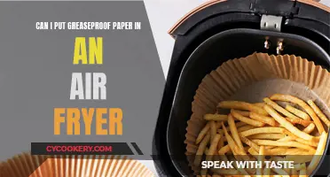 Greaseproof Paper in an Air Fryer: Safe or Not?