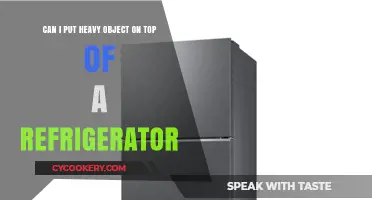 Can You Safely Place Heavy Objects on Top of a Refrigerator?