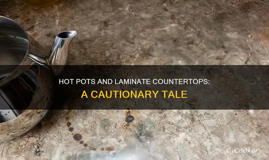 can I put hot pots on laminate countertop