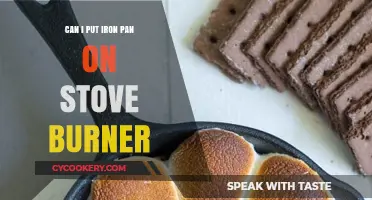 Iron Pan on Stove Burner: Safe or Not?