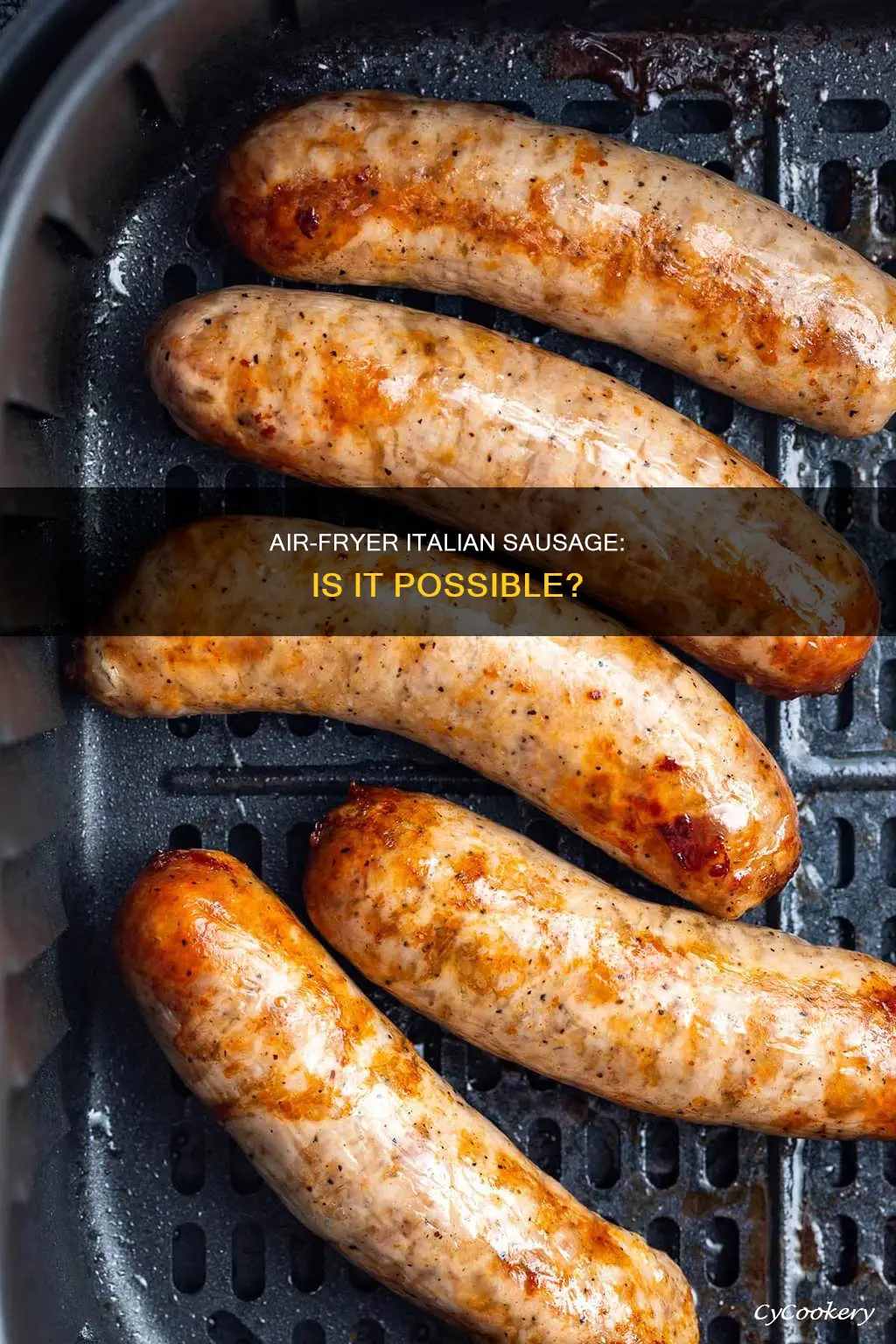 can i put italian sausage in the air fryer