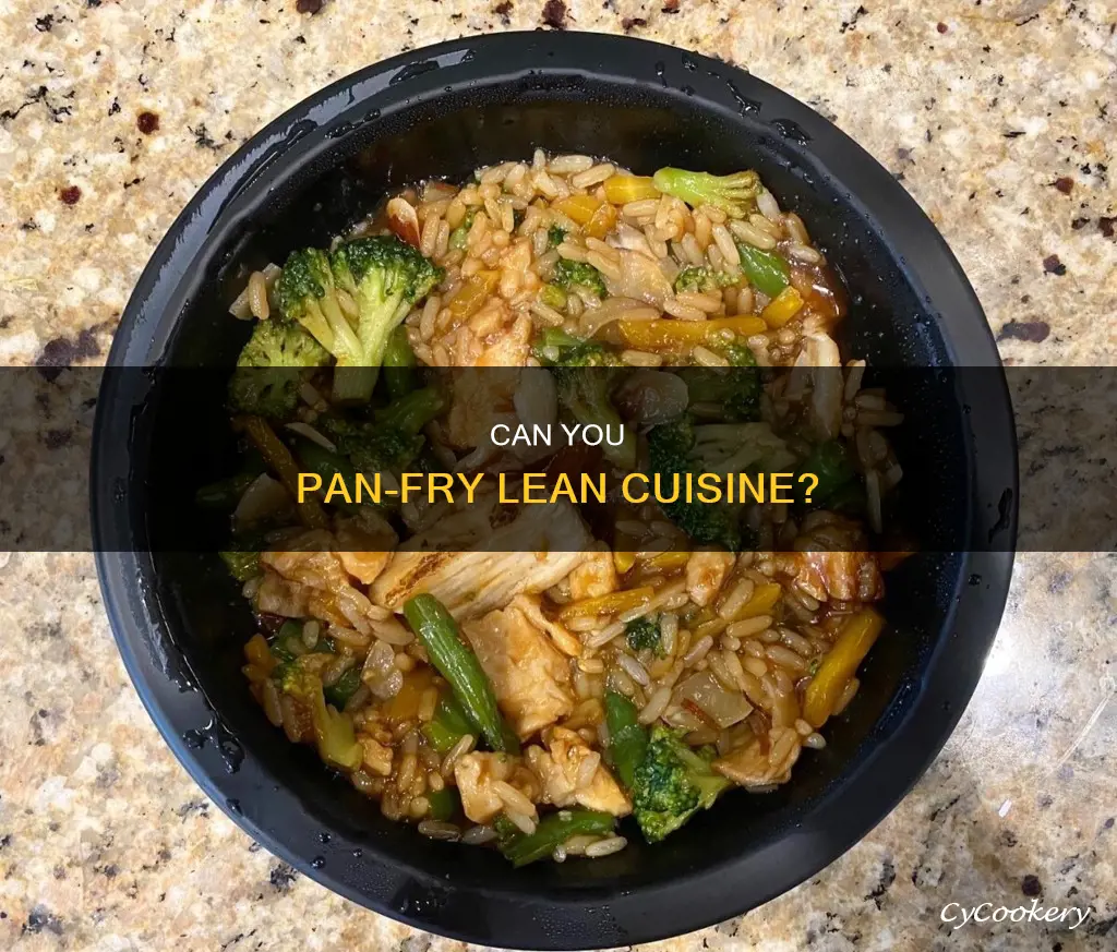 can I put lean cuisines in a pan